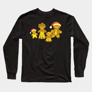 Gingerbread Family Long Sleeve T-Shirt